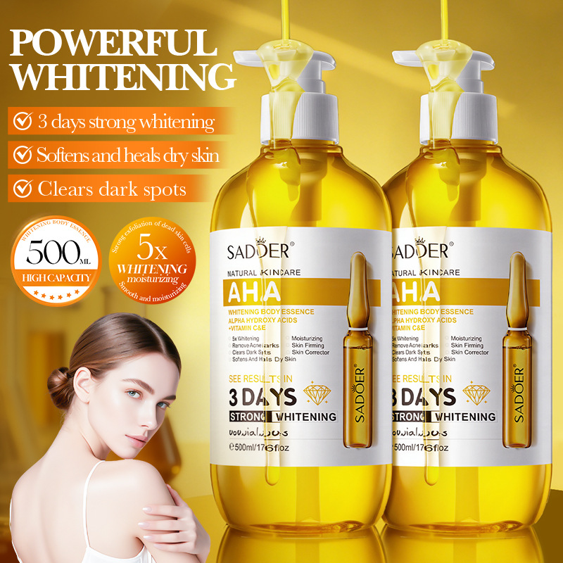 SADOER AHA Whitening Body Esse - Hyaluronic Acid Facial Serum 评论和价格