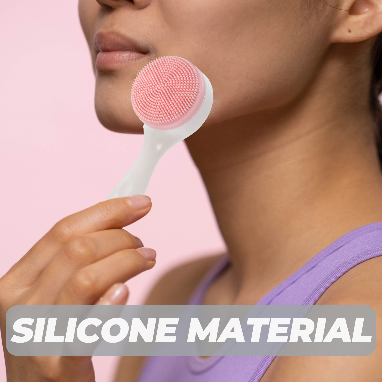 2Pcs Facial Brush Silicone Fac - Silicone Face Scrubber Electric 评论和价格