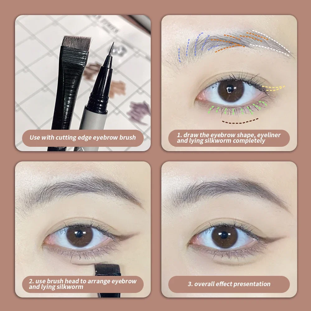 Multifunctional Liquid Eyebrow - Waterproof Liquid Eyeliner Pen 评论和价格