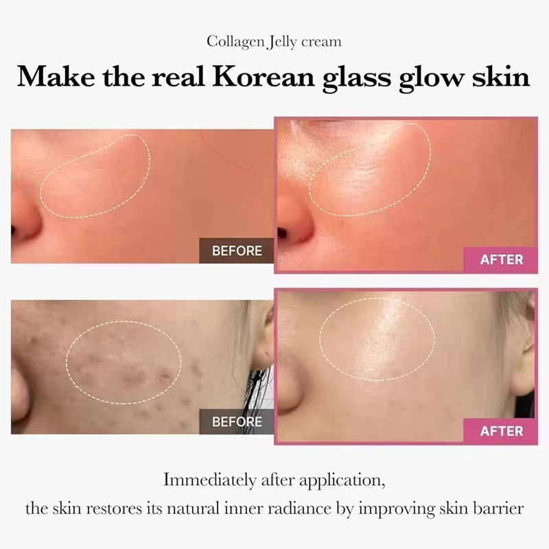 100g Jelly Face Cream Collagen - Niacinamide Pore Shrinking Essence 评论和价格