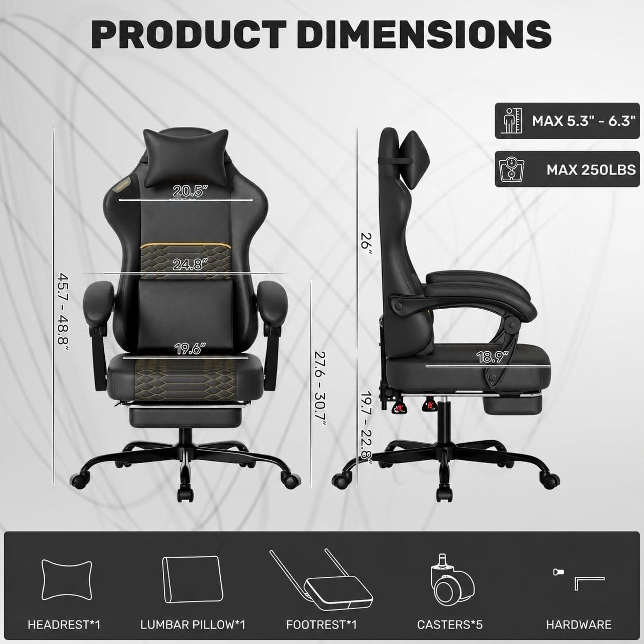 Gaming Chair PU Leather High B - Massage 评论和价格