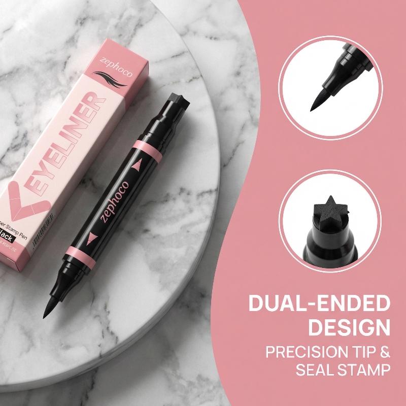 Black Brown Integrated Eyeline - Waterproof Liquid Eyeliner Pen 评论和价格