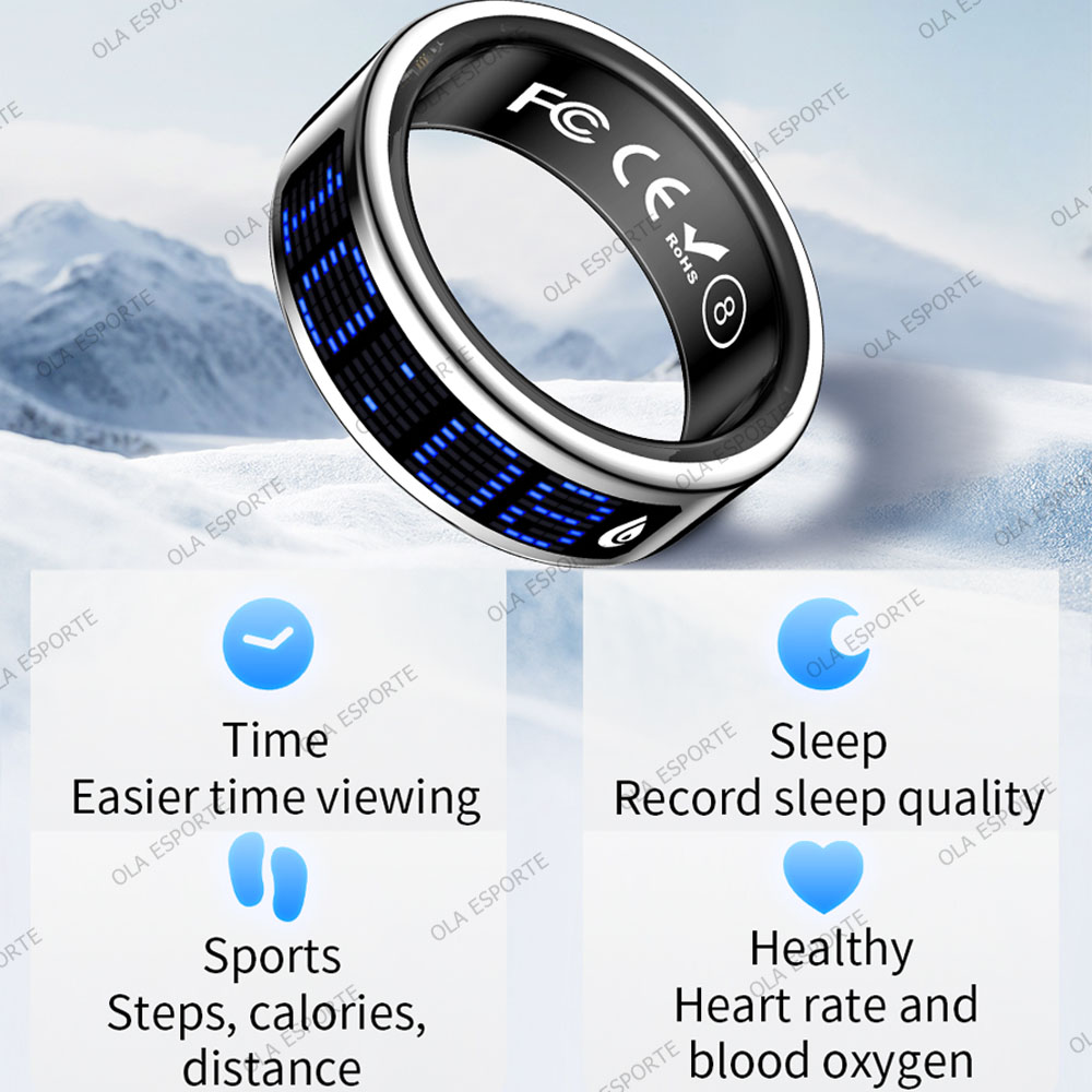 Smart Ring Display Screen Touc - Health Monitors 评论和价格