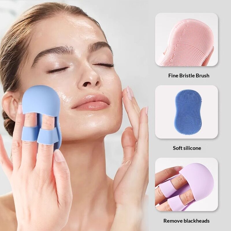 Finger Silicone Facial Cleansi - Silicone Face Scrubber Electric 评论和价格