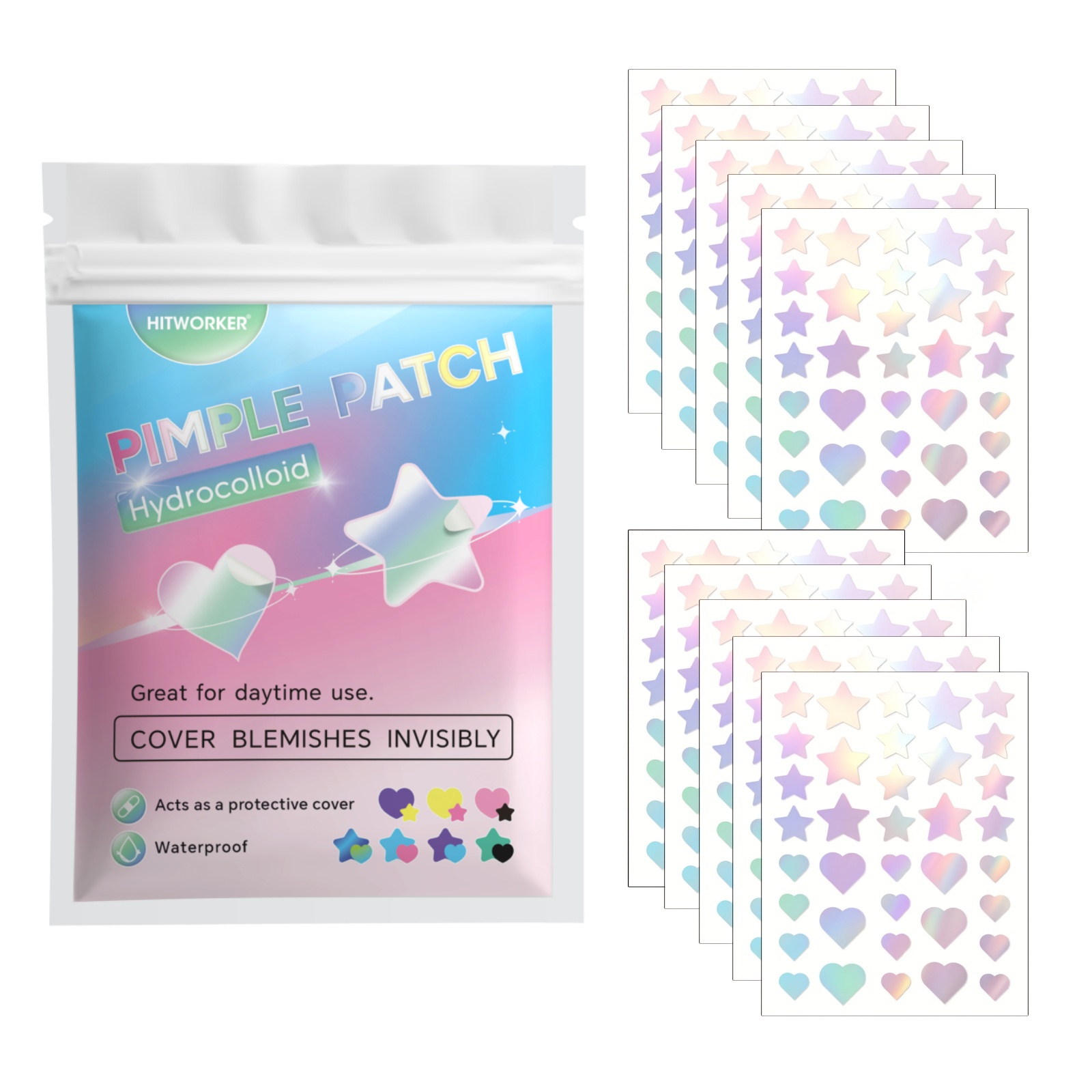 360pcs Colorful Acne Patches – - Skincare 评论和价格
