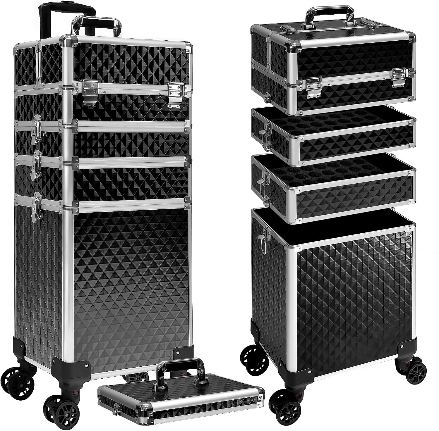Rolling Makeup Train Case, Cos - Makeup 评论和价格