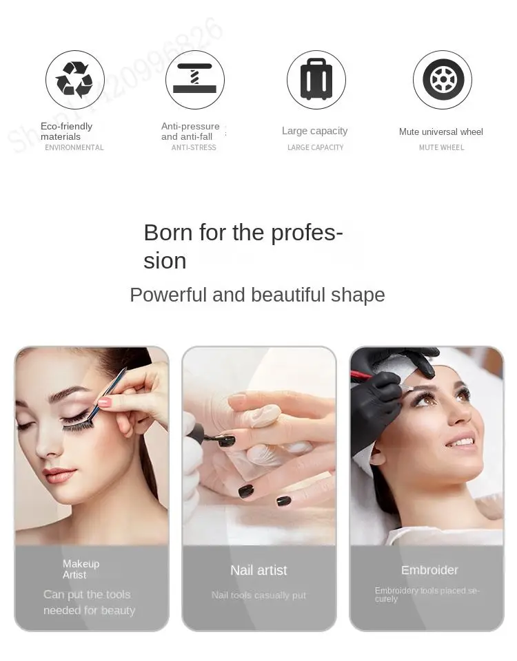Large-capacity Professional Ma - Makeup 评论和价格