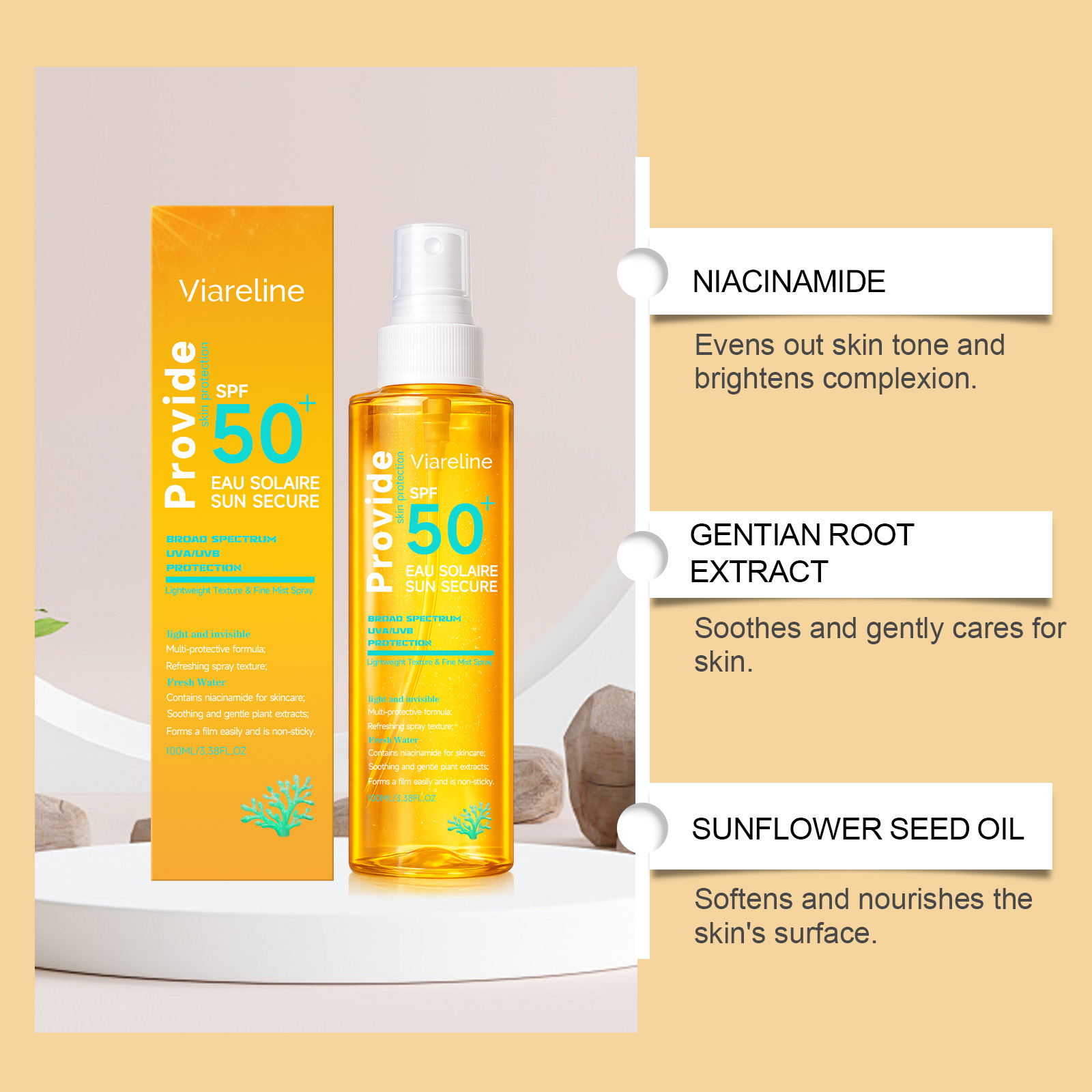 Hydrating  Invisible Sunscreen - Spf 50 Waterproof Sunscreen 评论和价格