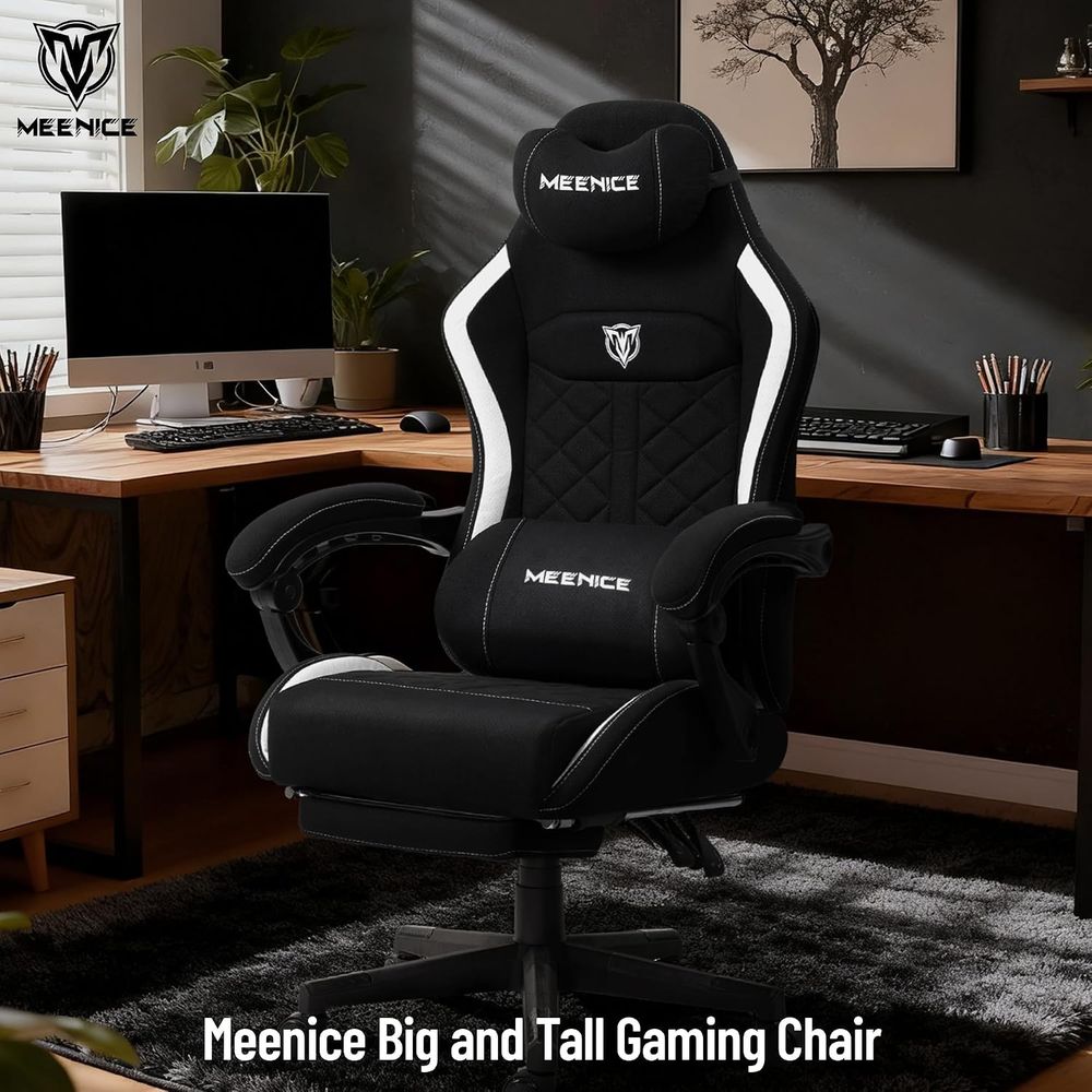 Big and Tall Gaming Chair abri - Massage 评论和价格