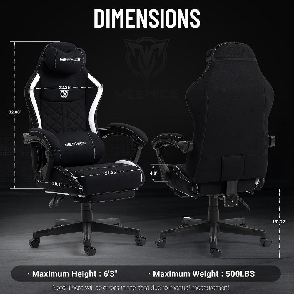 Big and Tall Gaming Chair abri - Massage 评论和价格