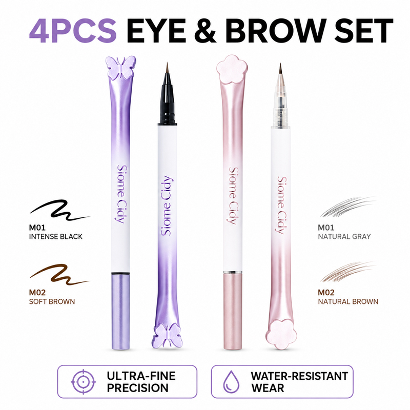 Siome Cidy 4PCS Liquid Eyeline - Waterproof Liquid Eyeliner Pen 评论和价格