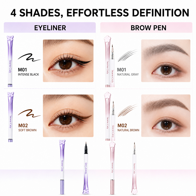 Siome Cidy 4PCS Liquid Eyeline - Waterproof Liquid Eyeliner Pen 评论和价格
