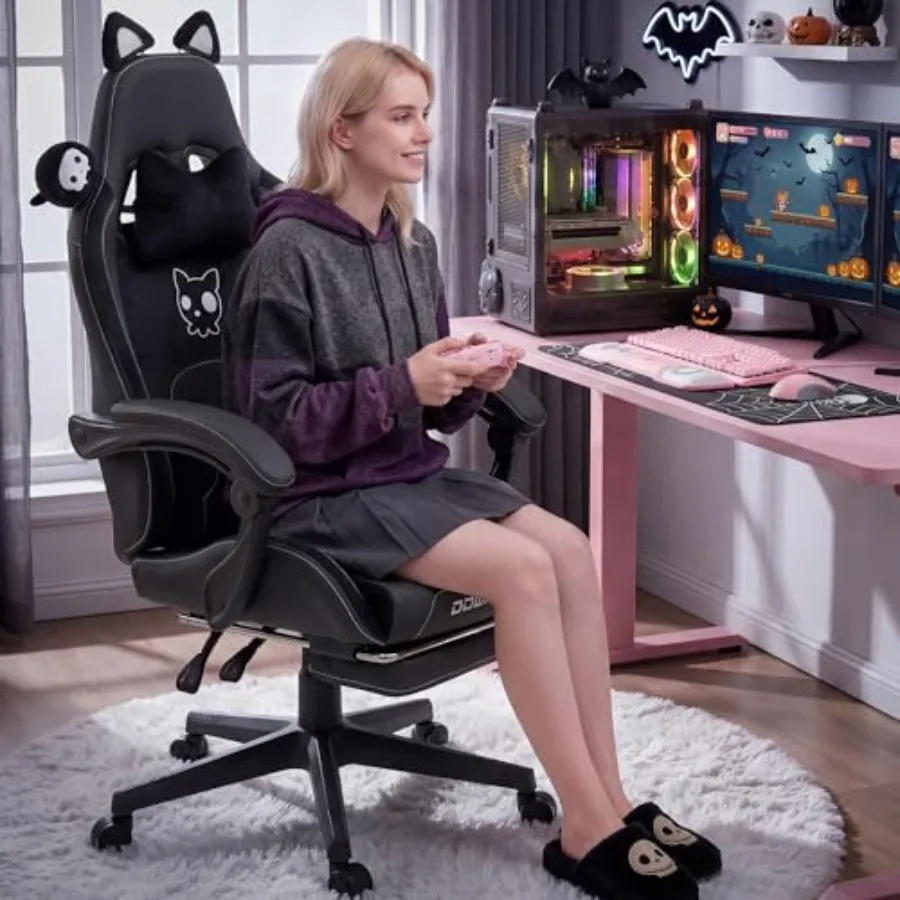 Gaming Chair for Adults with C - Massage 评论和价格