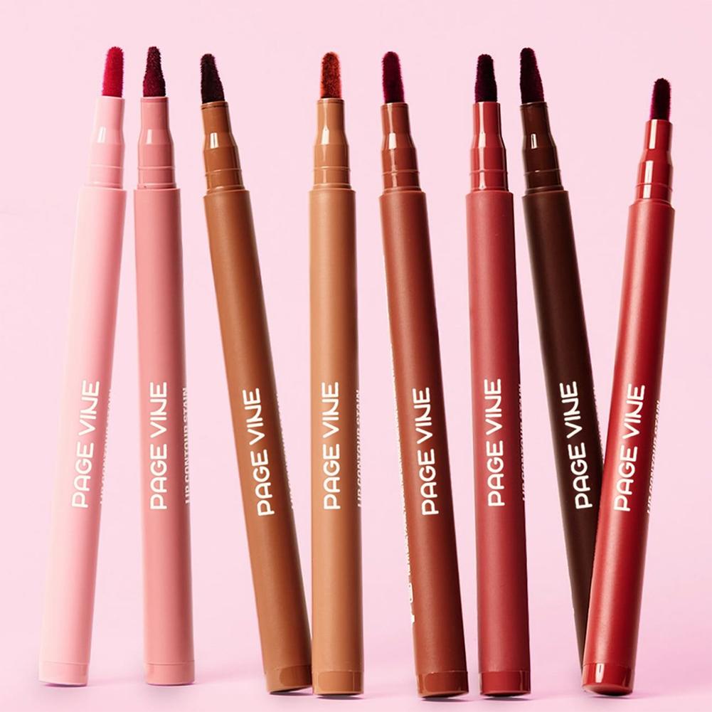 Waterproof Matte Lipliner Penc - Matte Velvet Lip Tint Long Lasting 评论和价格