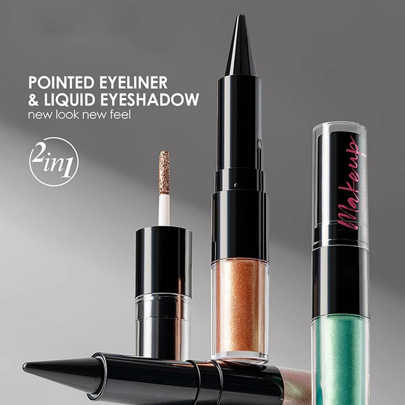 2 in1 Colorful Liquid Eyeshado - Waterproof Liquid Eyeliner Pen 评论和价格