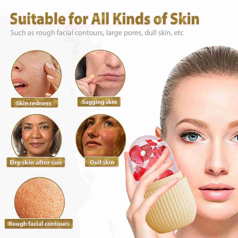1Pcs Ice Face Roller Ice Cube  - Face Ice Roller Puffiness 评论和价格