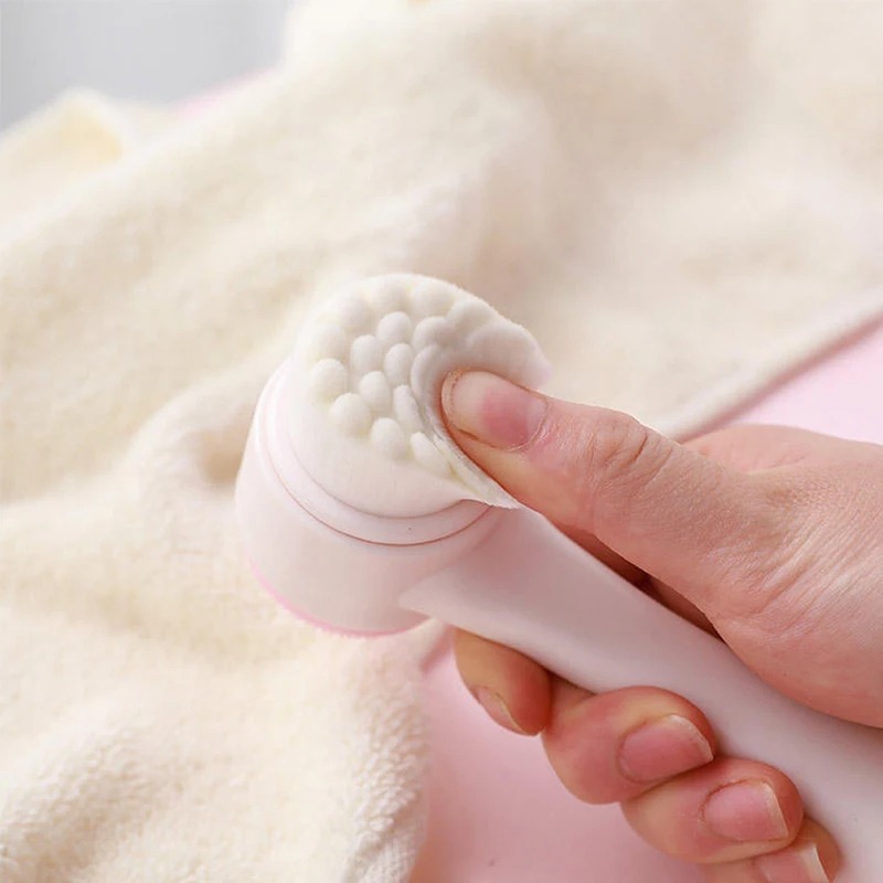 3D Double-sided Manual Facial  - Silicone Face Scrubber Electric 评论和价格