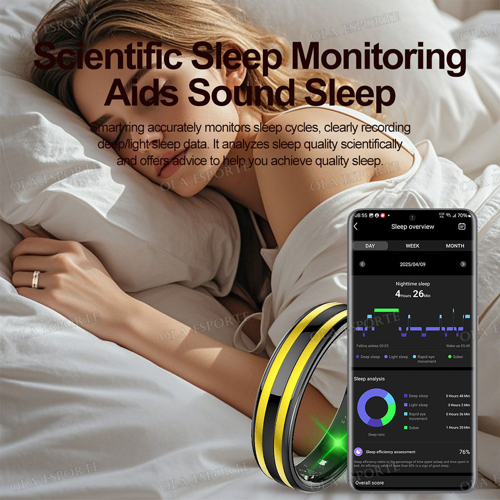 New 6.3mm Thin Smart Ring Heal - Health Monitors 评论和价格