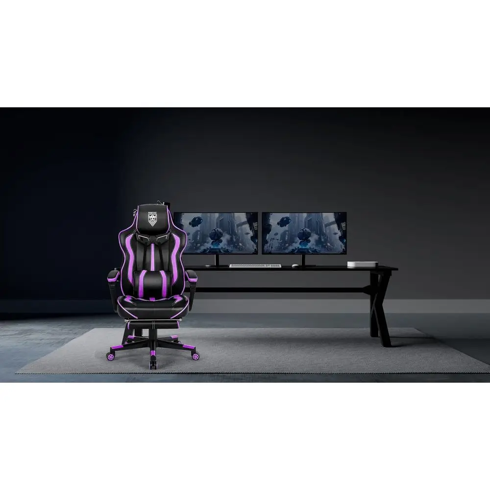Ergonomic Reclining Gaming Cha - Massage 评论和价格