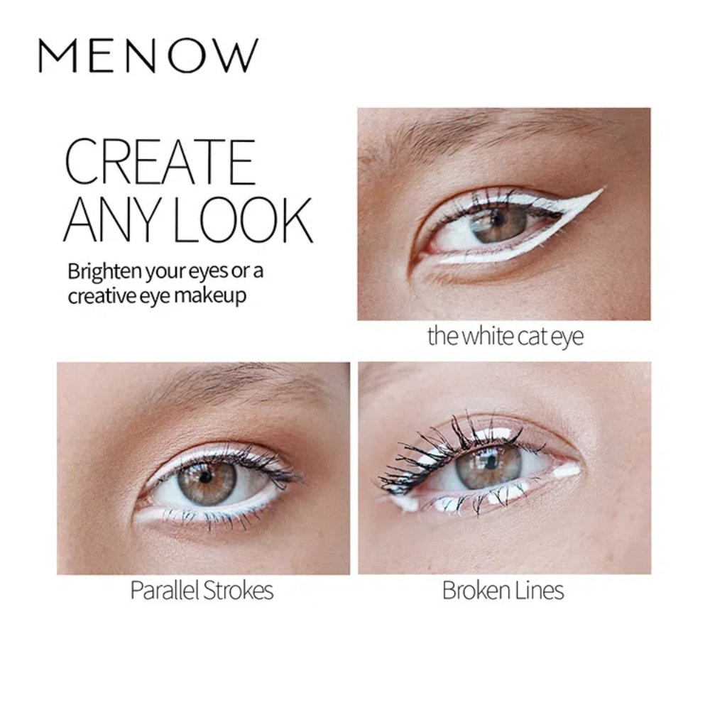 12pcs White Eyeliner Makeup Sm - Waterproof Liquid Eyeliner Pen 评论和价格