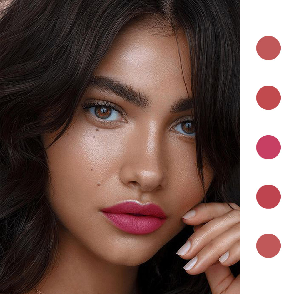 DNM 18 Colors Matte Velvet Lip - Matte Velvet Lip Tint Long Lasting 评论和价格