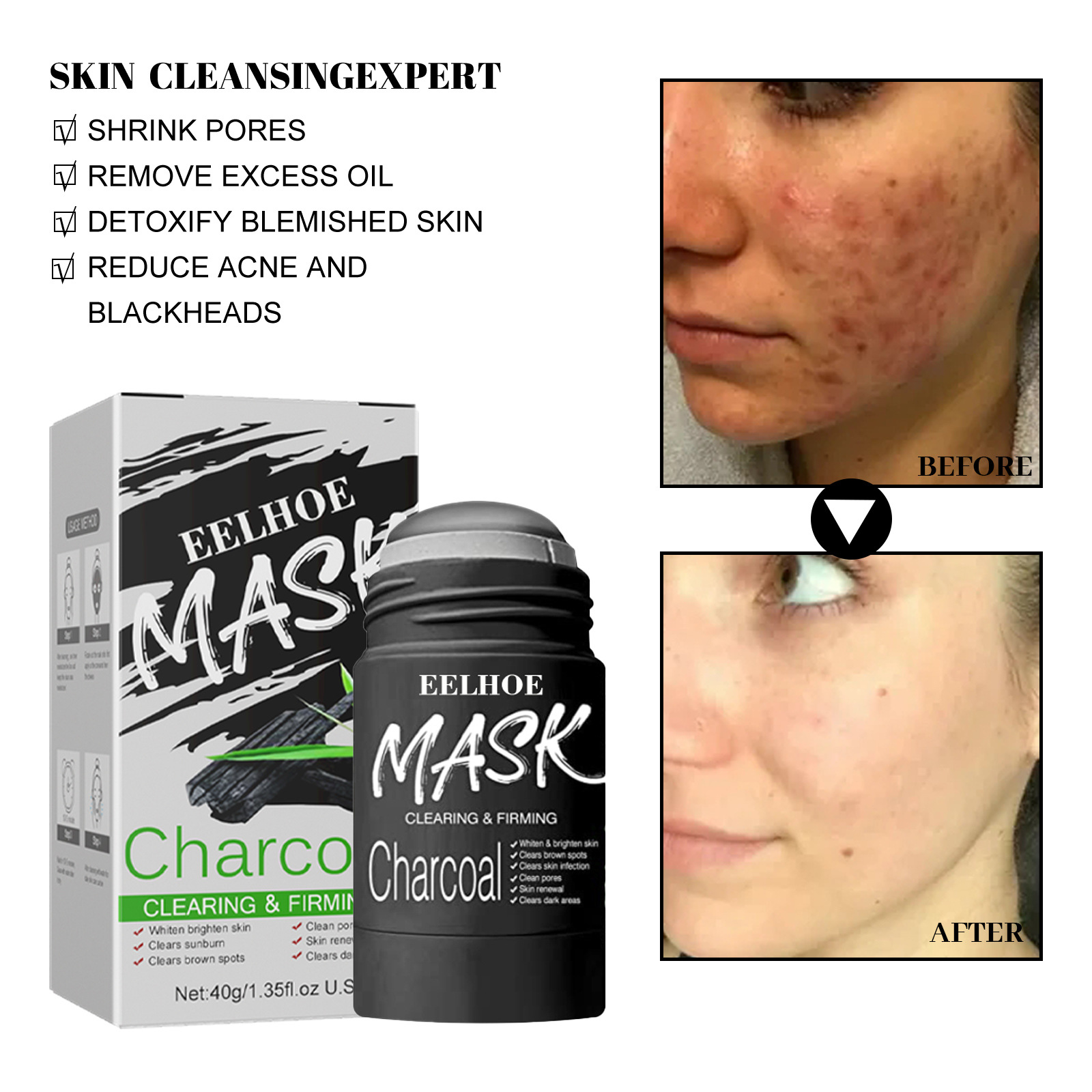 Clay Face Mask Stick Facial Sk - Green Tea Cleansing Clay Mask 评论和价格