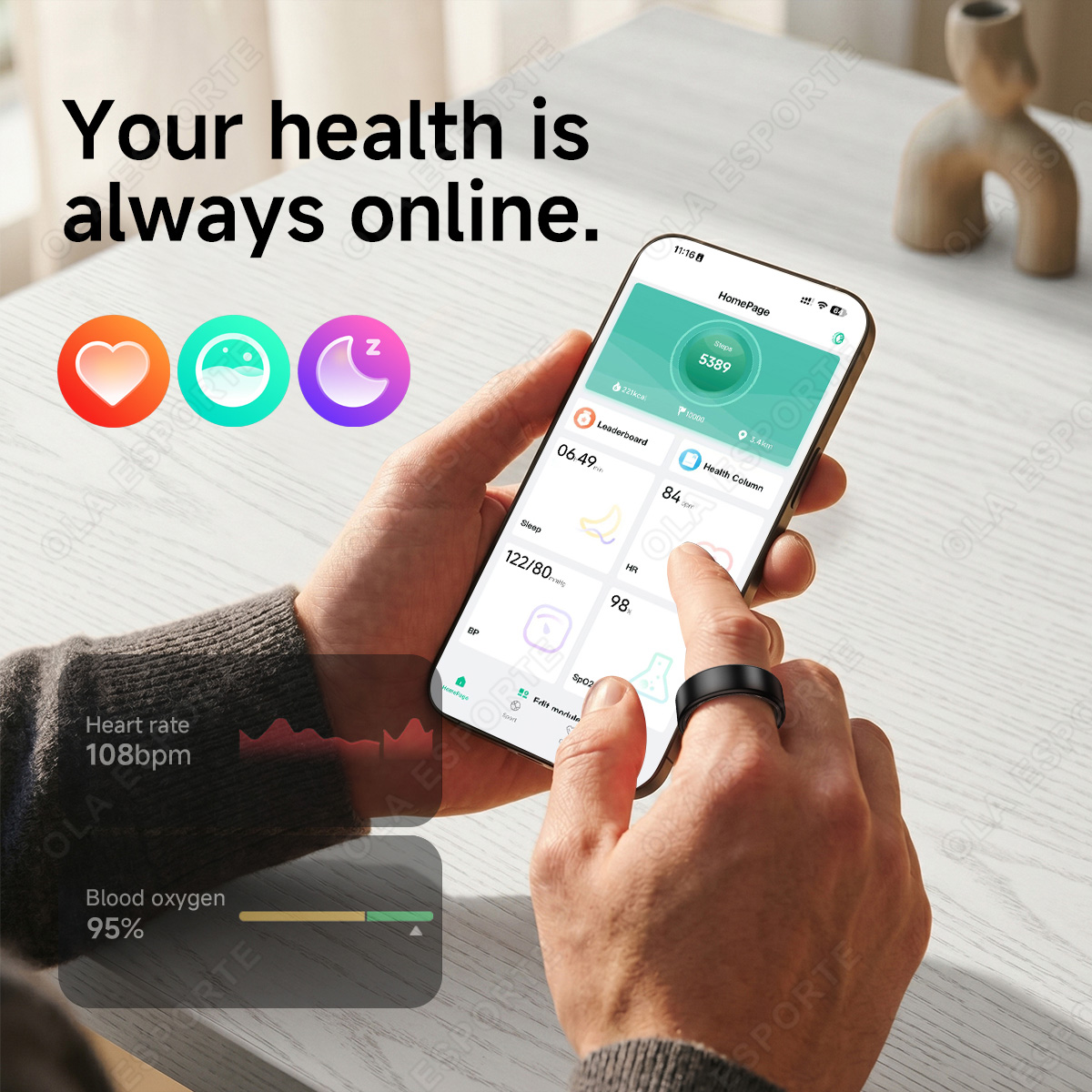R10 Smart Ring with Charging C - Health Monitors 评论和价格