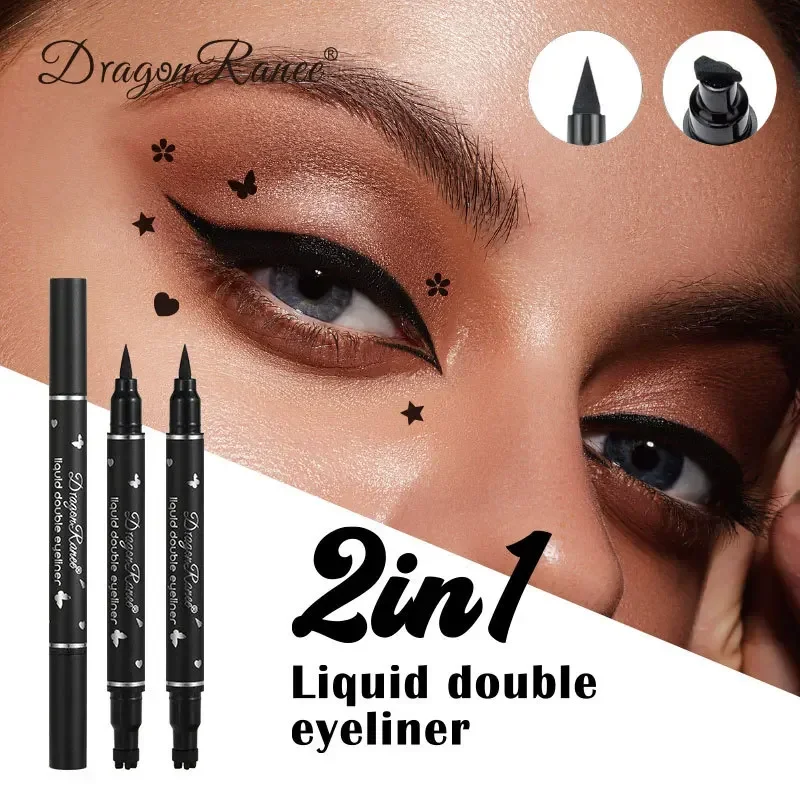 2 IN 1 Butterfly Seal Eyeliner - Waterproof Liquid Eyeliner Pen 评论和价格
