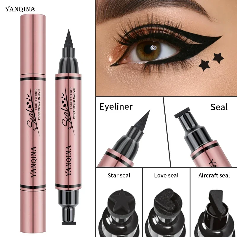 Eyeliner Stamp Seal Pen Long L - Waterproof Liquid Eyeliner Pen 评论和价格