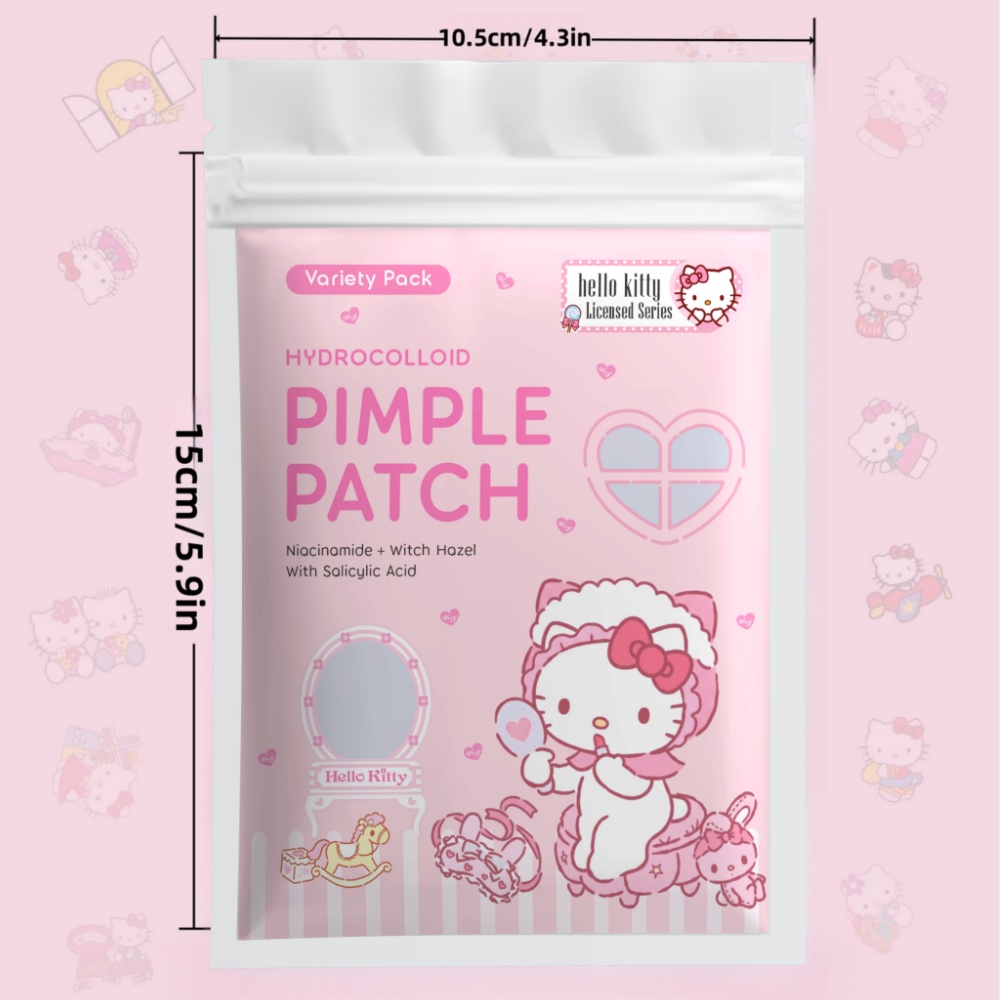 24/72pcs Hello Kitty Hydrocoll - Hydrocolloid Pimple Patch 评论和价格