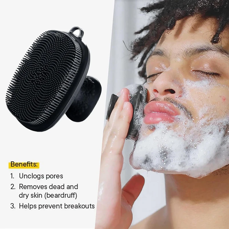 Silicone Face Scrubber for Men - Silicone Face Scrubber Electric 评论和价格