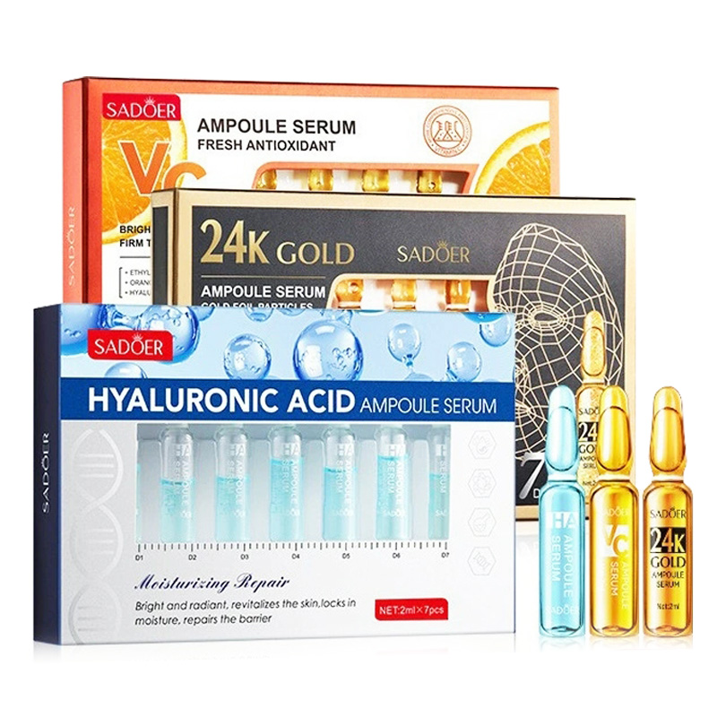 7pcs/Kit SADOER Ampoule Vitami - Hyaluronic Acid Facial Serum 评论和价格