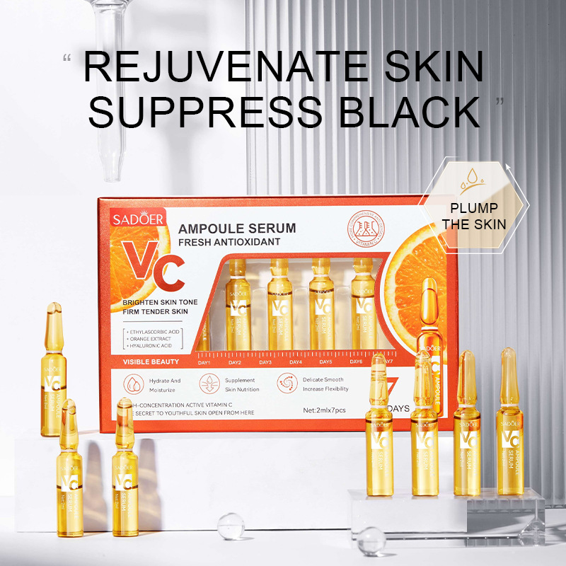 7pcs/Kit SADOER Ampoule Vitami - Hyaluronic Acid Facial Serum 评论和价格