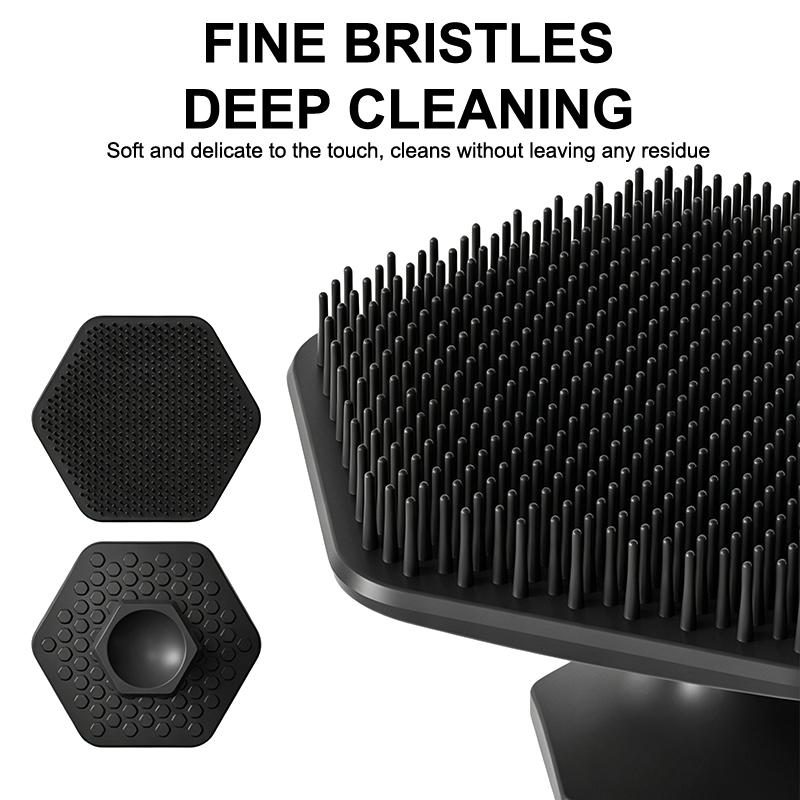 【WA】Facial Cleaning Brush Scru - Silicone Face Scrubber Electric 评论和价格