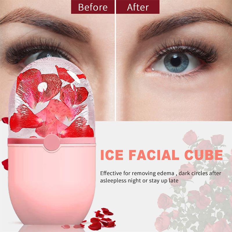 Silicone Ice Cube Face Roller  - Face Ice Roller Puffiness 评论和价格