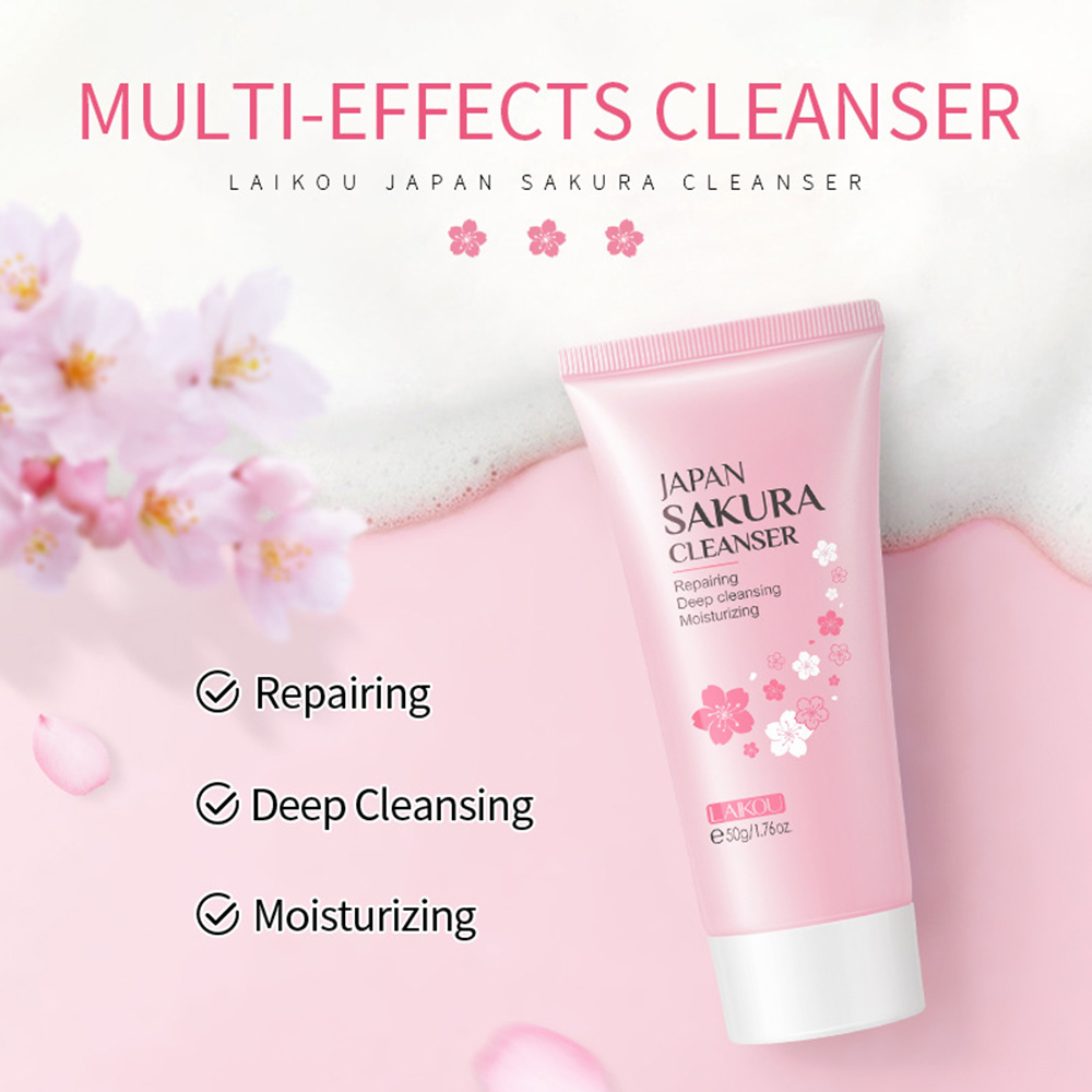 LAIKOU 8Pcs Sakura Facial Skin - Hyaluronic Acid Facial Serum 评论和价格